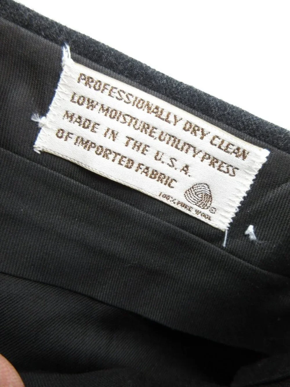 VINTAGE Majer 38 Pure Wool Slacks Trousers Quiet Luxury 90s USA Made